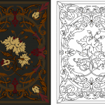 Patron floral - Vector SVG DXF para CNC Router y Laser CO2 - Descargable gratis | Stanser
