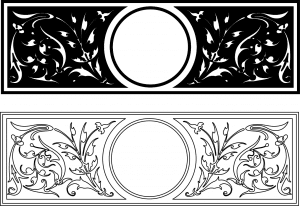 Estampa decorativa