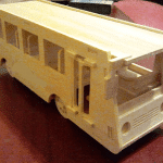Autobús de pasajeros tridimensional - Vector descarganle para corte CNC y grabado laser gratis | Stanser