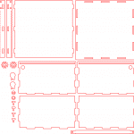 Caja con tapa corrediza - Vector SVG DXF para CNC Router y Laser CO2 - Descargable gratis | Stanser