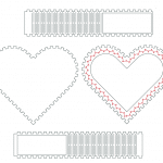 Caja de corazón con bisagras vivas - Vector SVG DXF para CNC Router y Laser CO2 - Descargable gratis | Stanser