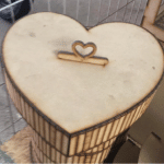 Caja en forma de corazón 2 - Vector SVG DXF para CNC Router y Laser CO2 - Descargable gratis | Stanser