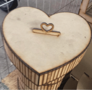 Caja en forma de corazón 2