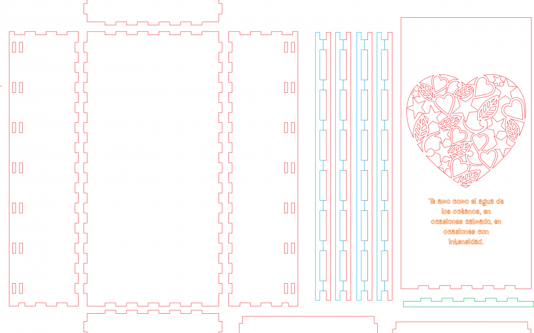 CAJA CORAZÓN AZUL (CINTA LÍNEAS) 3 EN 1 - Aqua y Flores - Importadora de  Insumos Florales