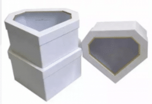 Caja de diamante con ventana