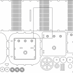 Caja fuerte con mecanismo - Vector descarganle para corte CNC y grabado laser gratis | Stanser