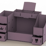 Organizador multiusos - Vector SVG DXF para CNC Router y Laser CO2 - Descargable gratis | Stanser