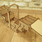 Organizador plegable - Vector SVG DXF para CNC Router y Laser CO2 - Descargable gratis | Stanser