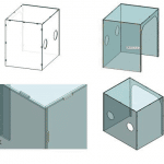 Caja protectora - Vector SVG DXF para CNC Router y Laser CO2 - Descargable gratis | Stanser