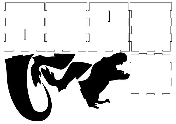 Caja T-Rex
