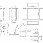 Diseños de bolsas de mujer - Vector SVG DXF para CNC Router y Laser CO2 - Descargable gratis | Stanser