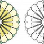 Medallón floral - Vector SVG DXF para CNC Router y Laser CO2 - Descargable gratis | Stanser