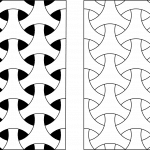 Patrón geométrico entrelazado - Vector SVG DXF para CNC Router y Laser CO2 - Descargable gratis | Stanser