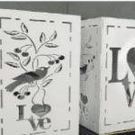 Centros de mesa "Love" - Vector SVG DXF para CNC Router y Laser CO2 - Descargable gratis | Stanser
