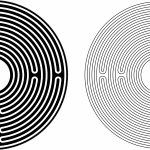 Laberinto circular medieval - Vector SVG DXF para CNC Router y Laser CO2 - Descargable gratis | Stanser