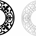 Ornamneto circular calado - Vector SVG DXF para CNC Router y Laser CO2 - Descargable gratis | Stanser