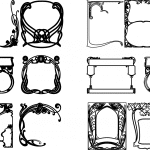 Colección 11 marcos decorativos - Vector SVG DXF para CNC Router y Laser CO2 - Descargable gratis | Stanser