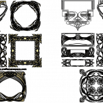 Colección de diseños para marcos - Vector SVG DXF para CNC Router y Laser CO2 - Descargable gratis | Stanser