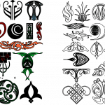 Colección de elementos de diseño - Vector SVG DXF para CNC Router y Laser CO2 - Descargable gratis | Stanser