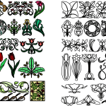 Colección de diseño floral - Vector SVG DXF para CNC Router y Laser CO2 - Descargable gratis | Stanser