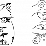 Colección ornamentos tipográficos - Vector SVG DXF para CNC Router y Laser CO2 - Descargable gratis | Stanser