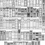 Conjunto patrones geométricos verticales - Vector SVG DXF para CNC Router y Laser CO2 - Descargable gratis | Stanser