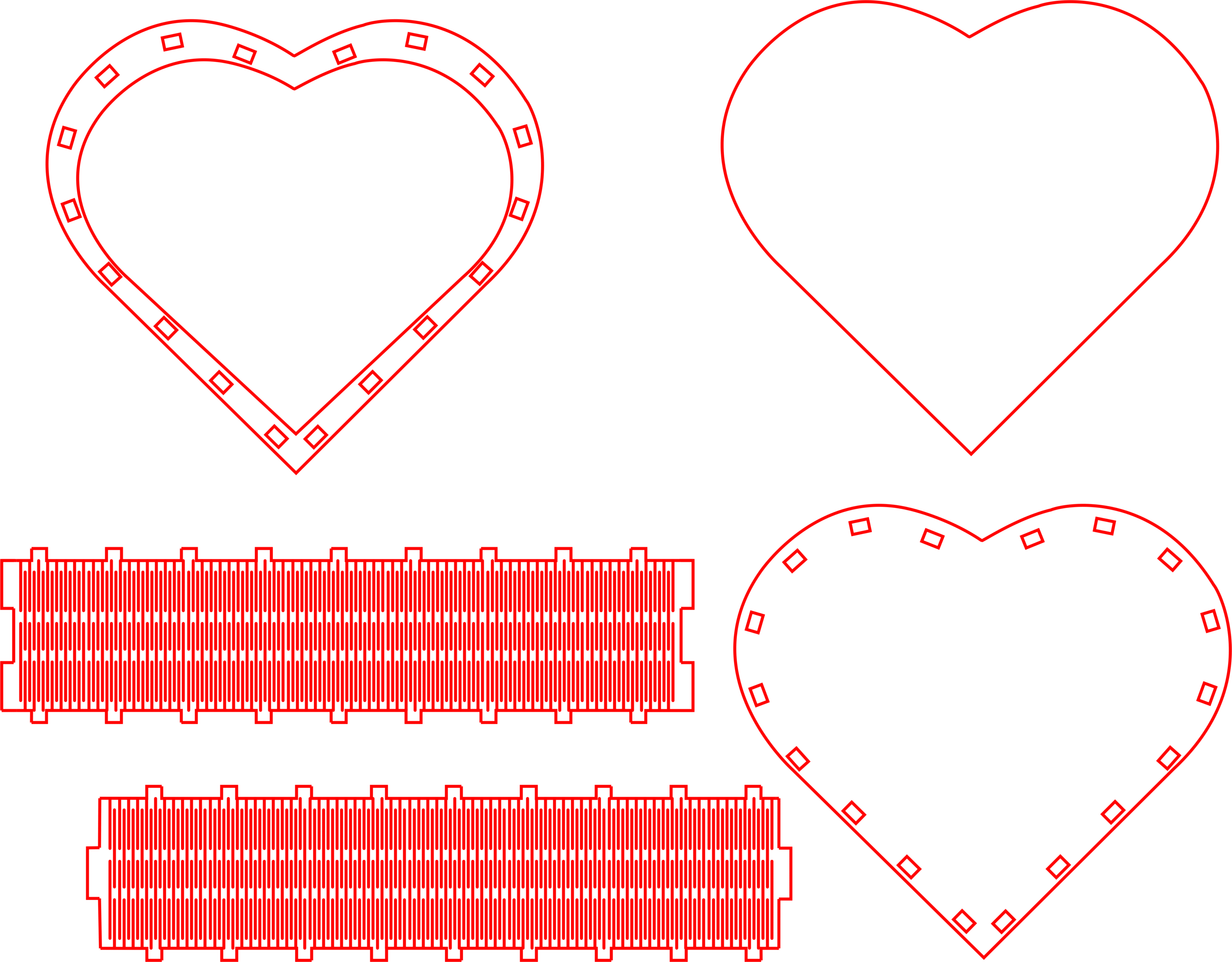 Caja con forma de corazón - Stanser