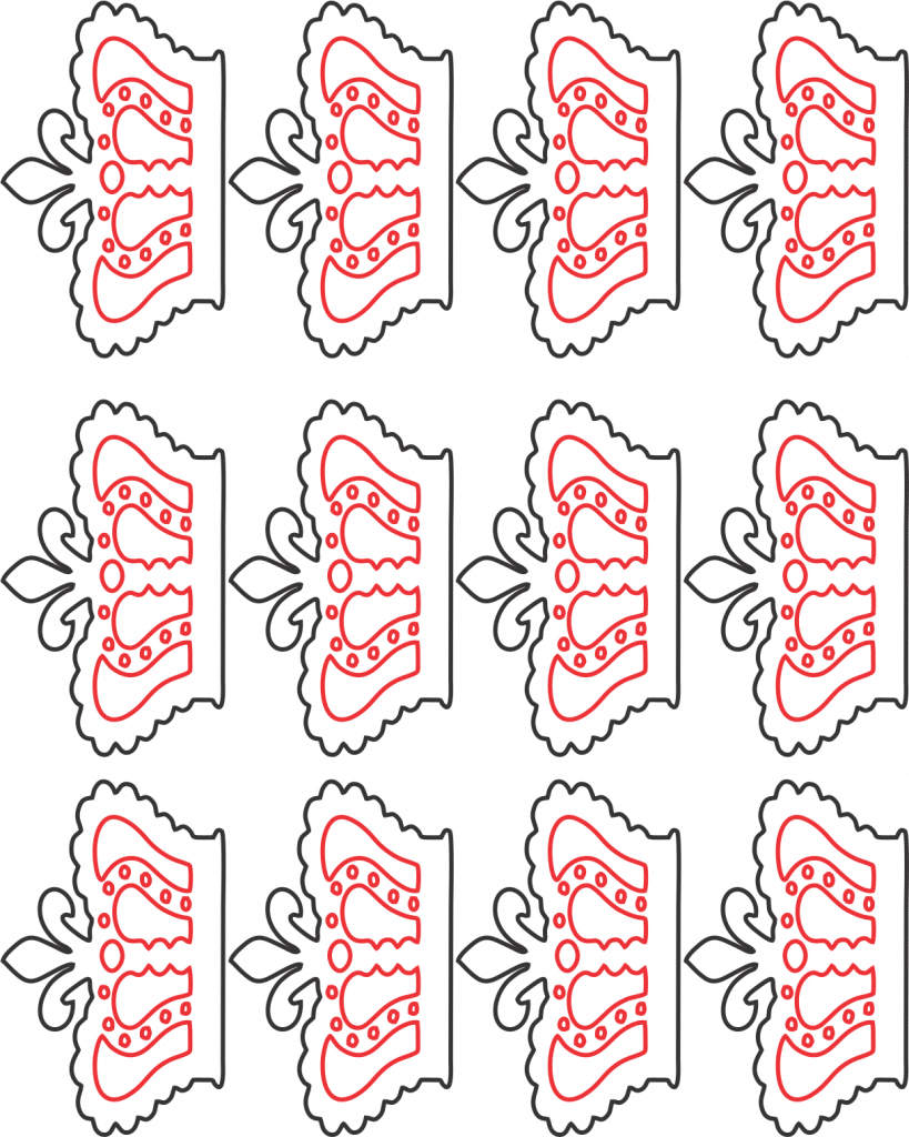 Coronas — vector para corte CNC