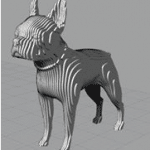 Perro Boston Terrier - Vector descarganle para corte CNC y grabado laser gratis | Stanser