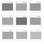 Set de cortes para bisagras vivas - Vector descarganle para corte CNC y grabado laser gratis | Stanser