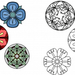 Patrones florales - Vector SVG DXF para CNC Router y Laser CO2 - Descargable gratis | Stanser