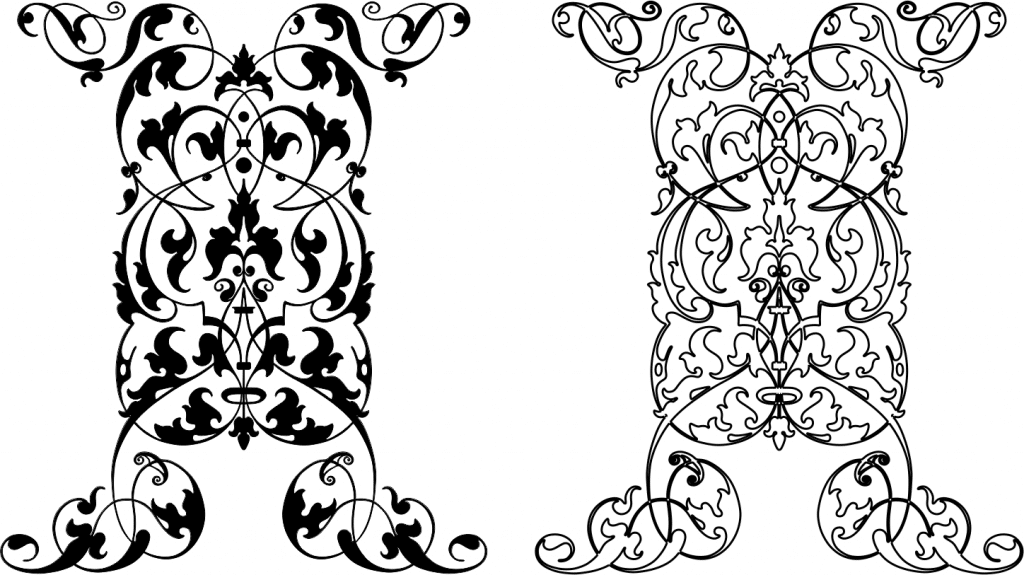 Columna decorativa — vector para corte CNC