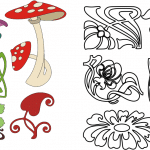 Clip Art flores - Vector SVG DXF para CNC Router y Laser CO2 - Descargable gratis | Stanser