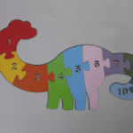Dinosaurio numérico - Vector descarganle para corte CNC y grabado laser gratis | Stanser