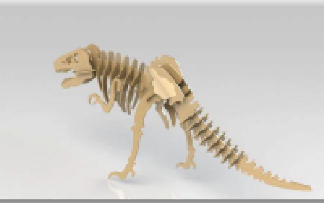 Esqueleto armable de dinosaurio 2