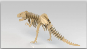 Esqueleto armable de dinosaurio 2