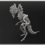 Esquelo armable de dinosaurio - Vector descarganle para corte CNC y grabado laser gratis | Stanser