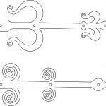 Bisagra rústica - Vector descarganle para corte CNC y grabado laser gratis | Stanser