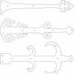 Bisagras mediavales - Vector descarganle para corte CNC y grabado laser gratis | Stanser