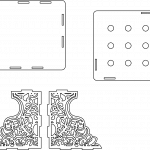 Estructura de dos niveles - Vector descarganle para corte CNC y grabado laser gratis | Stanser