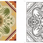 Ornamento románico inglés - Vector SVG DXF para CNC Router y Laser CO2 - Descargable gratis | Stanser