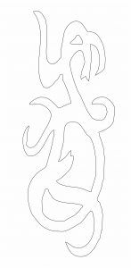 Escultura de chamas