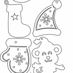 Colgantes navideños bidimensionales - Vector descarganle para corte CNC y grabado laser gratis | Stanser