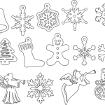 Esferas Navideñas 9 - Vector descarganle para corte CNC y grabado laser gratis | Stanser