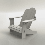Silla de playa - Vector descarganle para corte CNC y grabado laser gratis | Stanser
