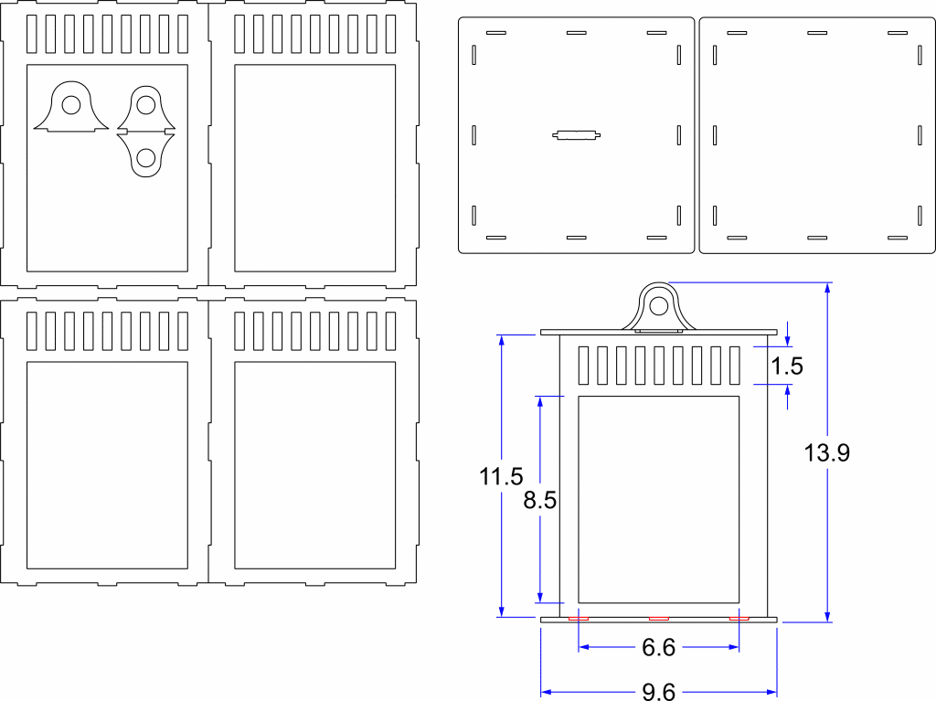 Farol pequeño — vector para corte CNC