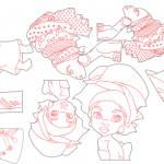 Figuras mulatas - Vector SVG DXF para CNC Router y Laser CO2 - Descargable gratis | Stanser