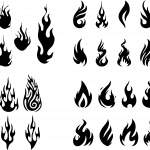 Galería de flamas - Vector descarganle para corte CNC y grabado laser gratis | Stanser