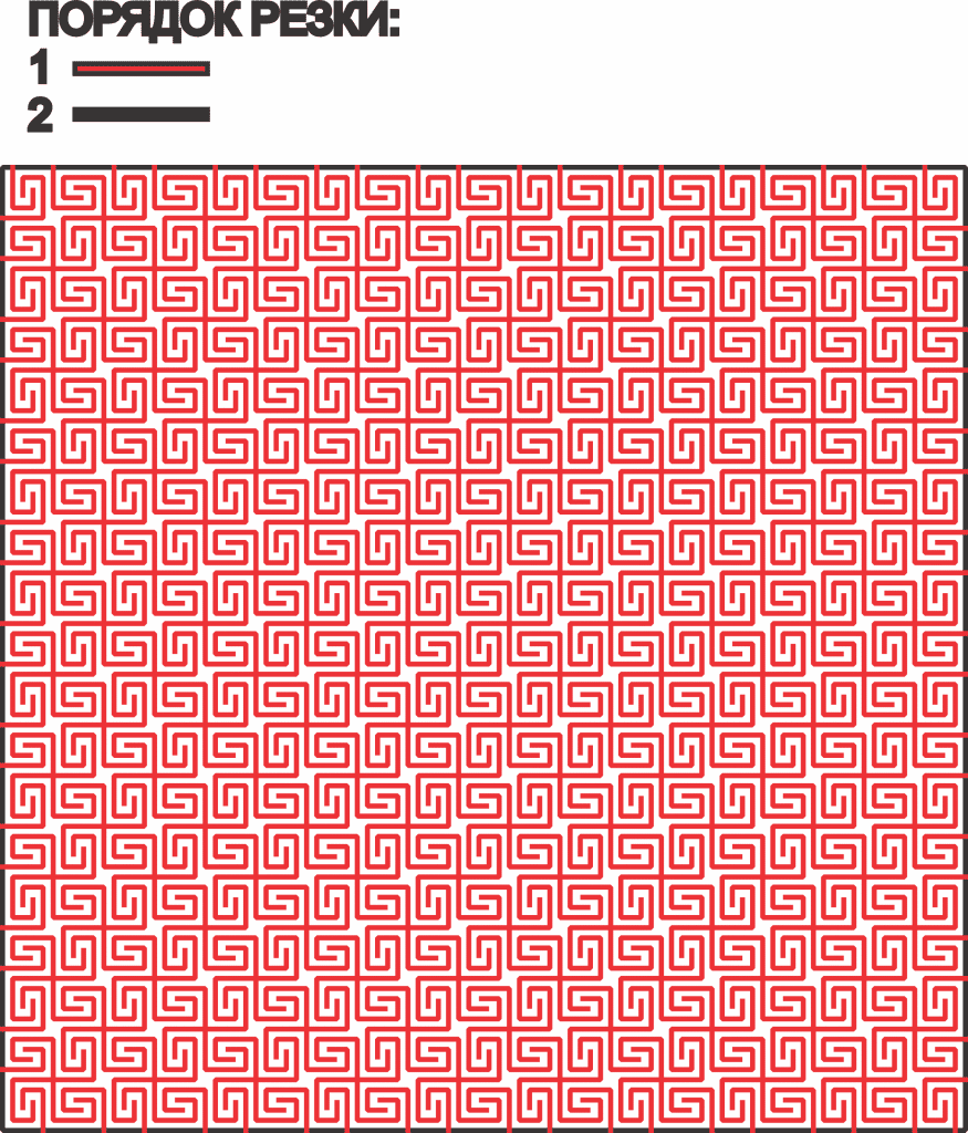 Patrón de grecas — vector para corte CNC