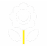 Flor sonriente - Vector descarganle para corte CNC y grabado laser gratis | Stanser